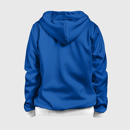 Детская толстовка на молнии Соник / 3D-Белый – фото 2