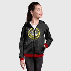 Толстовка на молнии детская Sherlock Smile, цвет: 3D-красный — фото 2