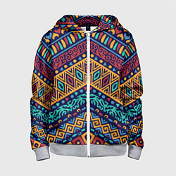 Детская толстовка на молнии Африка