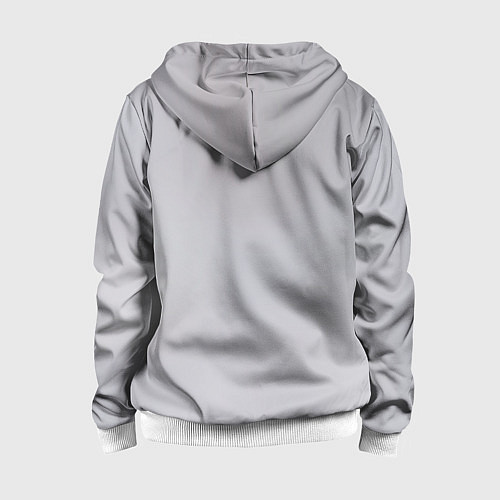 Детская толстовка на молнии Ghost In The Shell 5 / 3D-Белый – фото 2