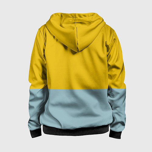 Детская толстовка на молнии Черная кошка / 3D-Черный – фото 2