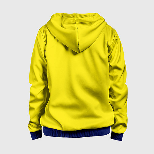 Детская толстовка на молнии Kill Bill / 3D-Синий – фото 2