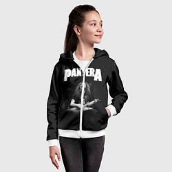 Толстовка на молнии детская Pantera, цвет: 3D-белый — фото 2