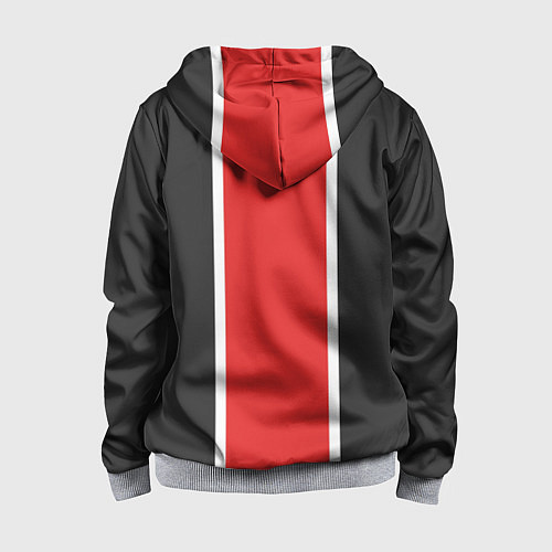 Детская толстовка на молнии Mass Effect: N7 / 3D-Меланж – фото 2