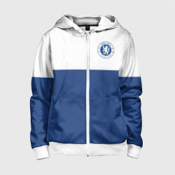 Детская толстовка на молнии Chelsea FC: Light Blue