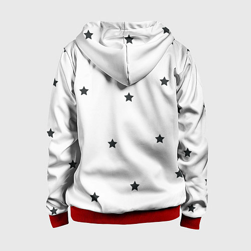 Детская толстовка на молнии Space travel / 3D-Красный – фото 2