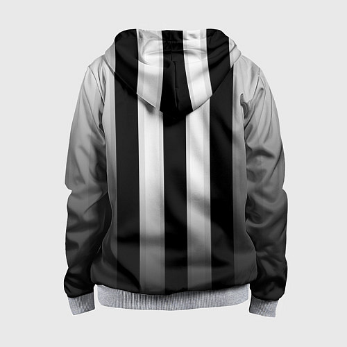 Детская толстовка на молнии Juventus FC: New logo / 3D-Меланж – фото 2