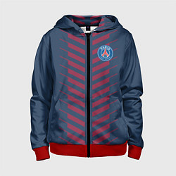 Толстовка на молнии детская FC PSG: Creative, цвет: 3D-красный