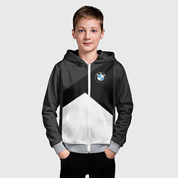 Толстовка на молнии детская BMW 2018 SportWear 3, цвет: 3D-меланж — фото 2