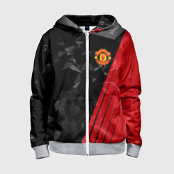 Детская толстовка на молнии FC Manchester United: Abstract