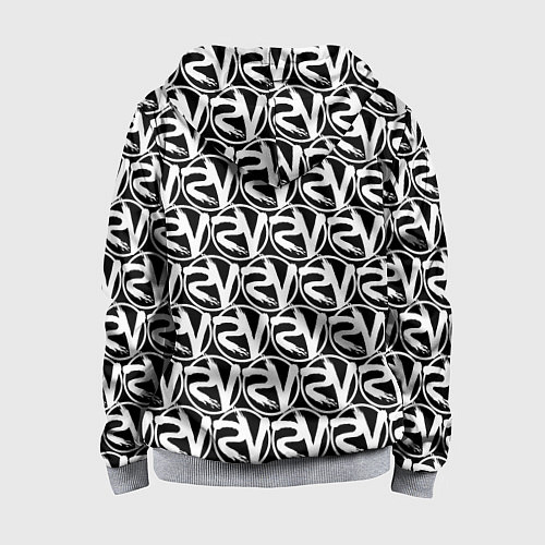 Детская толстовка на молнии Versus Battle: Слава КПСС / 3D-Меланж – фото 2