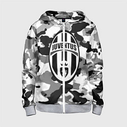 Детская толстовка на молнии FC Juventus: Camouflage