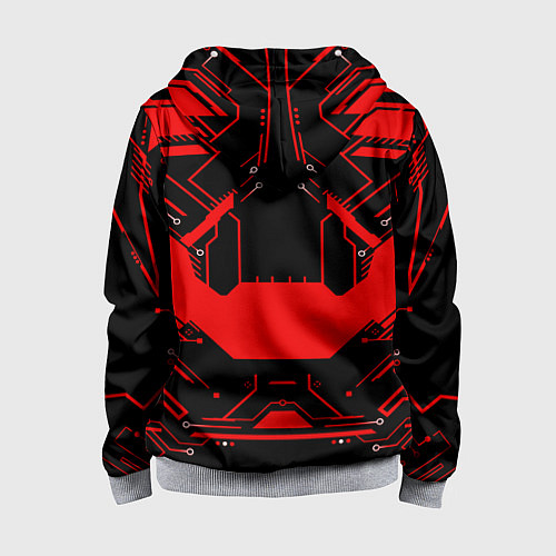 Детская толстовка на молнии CS:GO - Максим / 3D-Меланж – фото 2