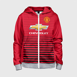 Детская толстовка на молнии FC Manchester United: Away 18/19