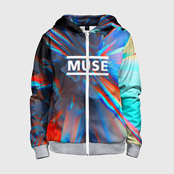 Детская толстовка на молнии Muse: Colour Abstract