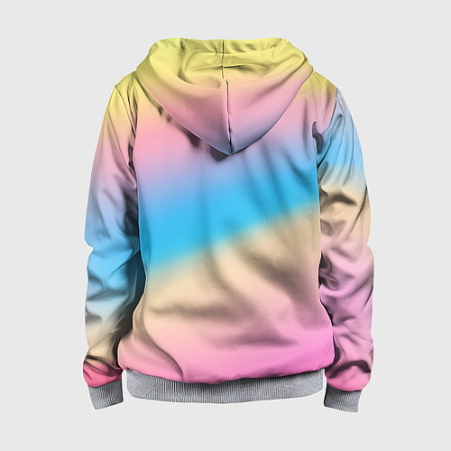 Детская толстовка на молнии Create your own magic / 3D-Меланж – фото 2