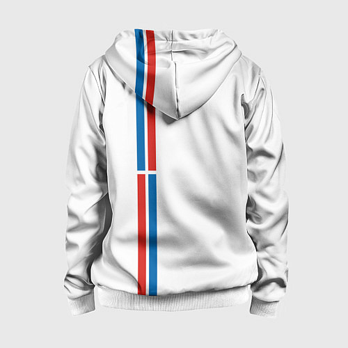 Детская толстовка на молнии Пермский край / 3D-Белый – фото 2