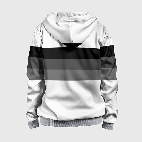 Детская толстовка на молнии CS:GO Shade of Grey / 3D-Меланж – фото 2