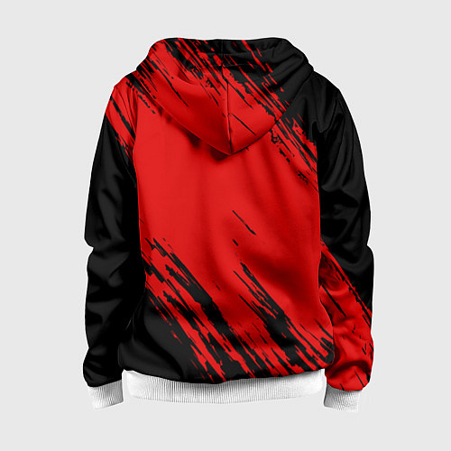 Детская толстовка на молнии USSR: Red Patriot / 3D-Белый – фото 2