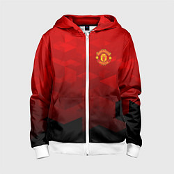 Детская толстовка на молнии FC Man UTD: Red Poly