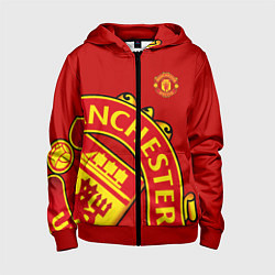 Детская толстовка на молнии FC Man United: Red Exclusive