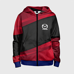 Толстовка на молнии детская Mazda: Red Sport, цвет: 3D-синий