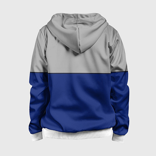 Детская толстовка на молнии Subaru Style / 3D-Белый – фото 2