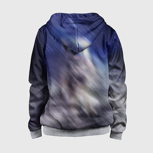 Детская толстовка на молнии Starfield / 3D-Меланж – фото 2