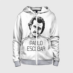 Детская толстовка на молнии Pablo Escobar