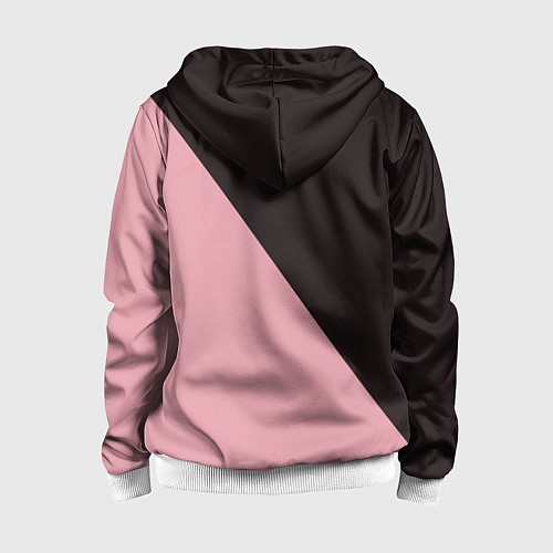 Детская толстовка на молнии MONOKUMA X MONOMI / 3D-Белый – фото 2