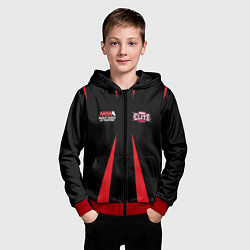 Толстовка на молнии детская MMA Elite, цвет: 3D-красный — фото 2