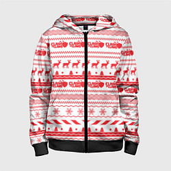 Детская толстовка на молнии Clash of Clans: NY Pattern