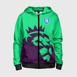 Толстовка на молнии детская FIFA Barclays 2019, цвет: 3D-черный