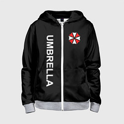 Толстовка на молнии детская UMBRELLA CORP, цвет: 3D-меланж