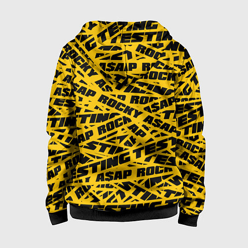 Детская толстовка на молнии ASAP Rocky: Light Style / 3D-Черный – фото 2