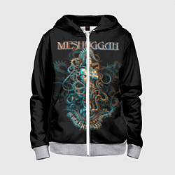 Толстовка на молнии детская Meshuggah: Violent Sleep, цвет: 3D-меланж