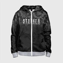 Детская толстовка на молнии STALKER: Dark Camo