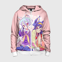 Детская толстовка на молнии No Game No Life