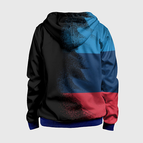 Детская толстовка на молнии BMW / 3D-Синий – фото 2