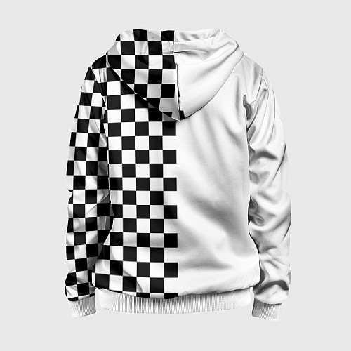 Детская толстовка на молнии Король и Шут / 3D-Белый – фото 2