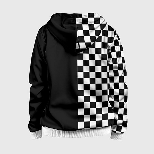 Детская толстовка на молнии Король и Шут / 3D-Белый – фото 2