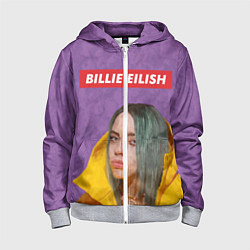 Детская толстовка на молнии Billie Eilish