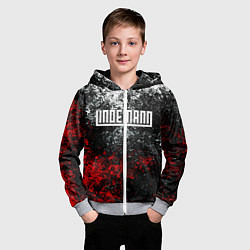 Толстовка на молнии детская LINDEMANN: Colour Splash, цвет: 3D-меланж — фото 2