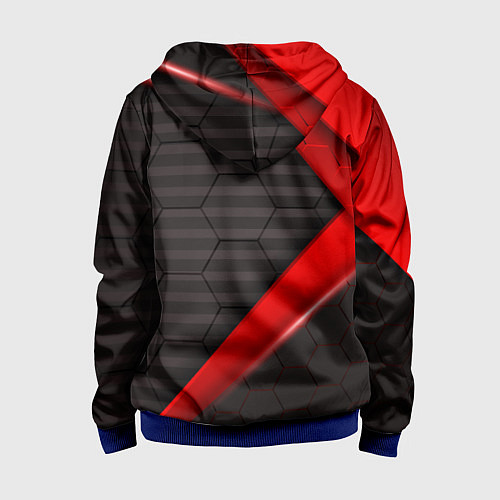 Детская толстовка на молнии Mass Effect N7 / 3D-Синий – фото 2