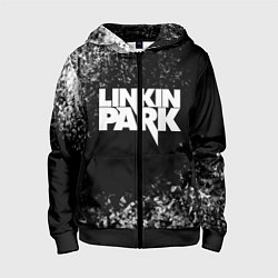 Толстовка на молнии детская Linkin Park, цвет: 3D-черный