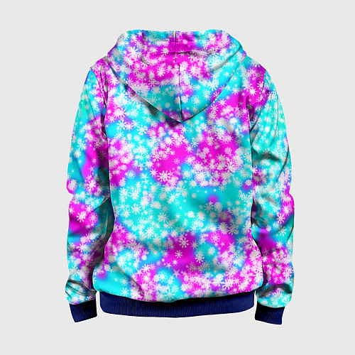 Детская толстовка на молнии Totoro / 3D-Синий – фото 2