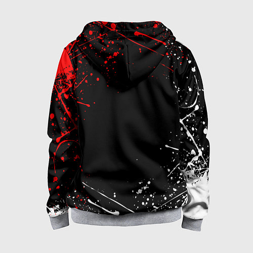 Детская толстовка на молнии АРИЯ / 3D-Меланж – фото 2