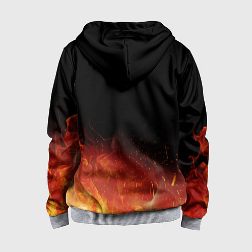 Детская толстовка на молнии Ведьмак сериал / 3D-Меланж – фото 2