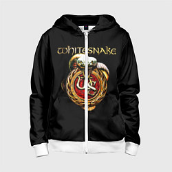 Детская толстовка на молнии Whitesnake