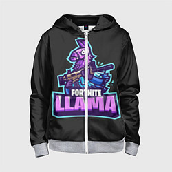 Детская толстовка на молнии Fortnite LLAMA